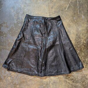 Leather skirt